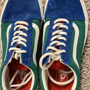 Vans shoes multocolor women's size 7